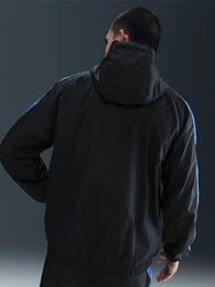Nike Inter Milan Sport Essentials Track Jacket Jacket unisex detail view 4 | Dash Racegear — Nike Sport Essentials Football track jacket for Inter Milan featuring a blue and black finish.