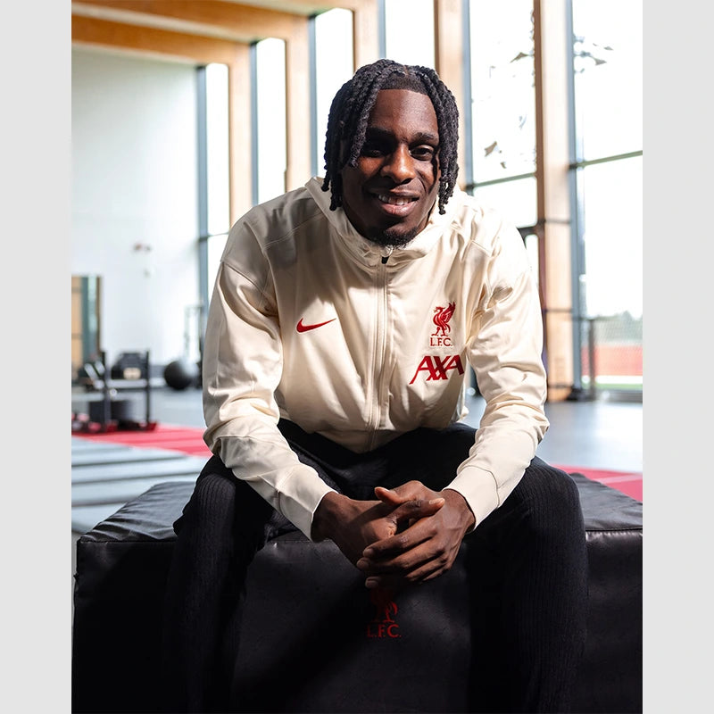 Jeremie Frimpong Nike Liverpool FC Strike Track Jacket Jacket unisex detail view 4 | Dash Racegear — Liverpool Strike series jacket by Nike