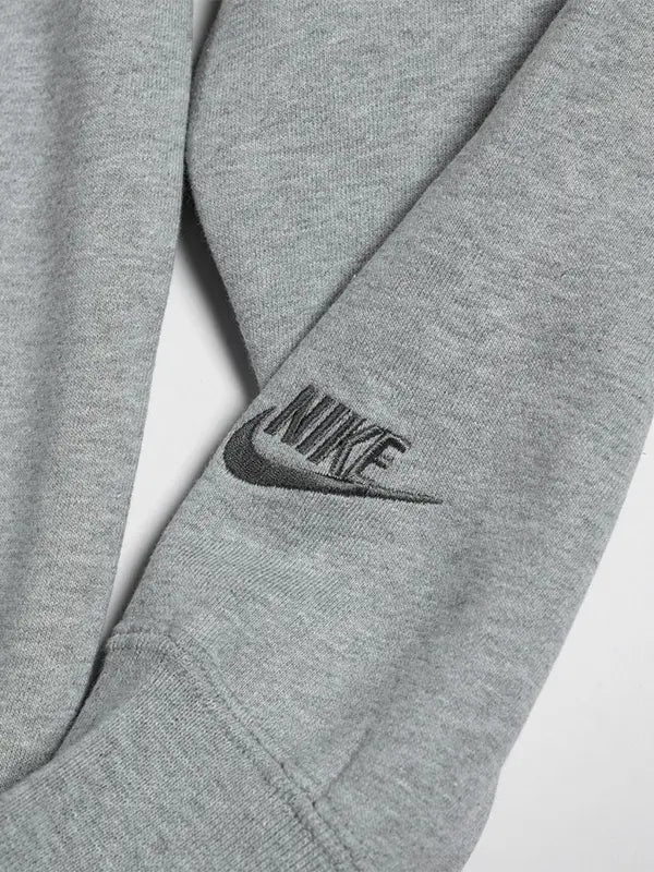 NIGO x Nike From Japan With Love Crew Sweatshirt Sweatshirt unisex detail view 3 | Dash Racegear — Heather grey NIGO x Nike crew sweatshirt featuring a versatile unisex design and modern streetwear-inspired style.