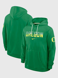 Oregon Ducks 2026 Nike Green Sideline Hoodie Hoodie unisex detail view 2 | Dash Racegear — Green Nike Oregon Ducks 2026 Dri-FIT Sideline Standard Issue hoodie crafted for breathable comfort and versatile casual fashion.