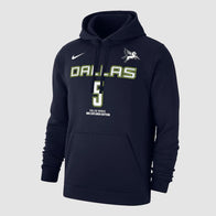 Nike Paige Bueckers Navy Dallas Wings Hoodie Hoodie unisex detail view 2 | Dash Racegear — Dallas Wings navy Nike hoodie for fans of Paige Bueckers