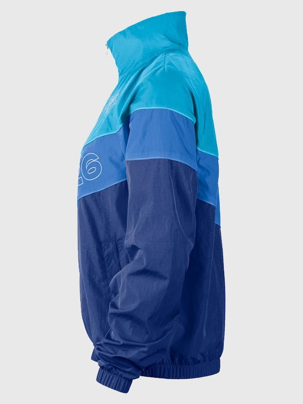 Women’s 2026 WNBA All-Star Game Windrunner Jacket Jacket unisex detail view 4 | Dash Racegear — Women's Nike WNBA All-Star Game 2026 jacket showcasing a bold rush blue finish with signature athletic appeal.