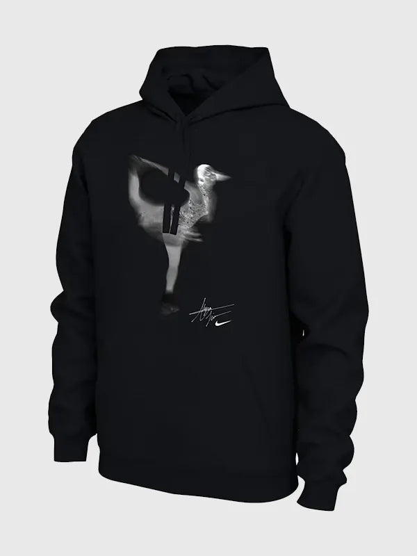 Nike Alysa Liu Hoodie Hoodie unisex front product view | Dash Racegear — Nike Sportswear Alysa Liu men’s fleece hoodie, perfect for warmth and casual streetwear.