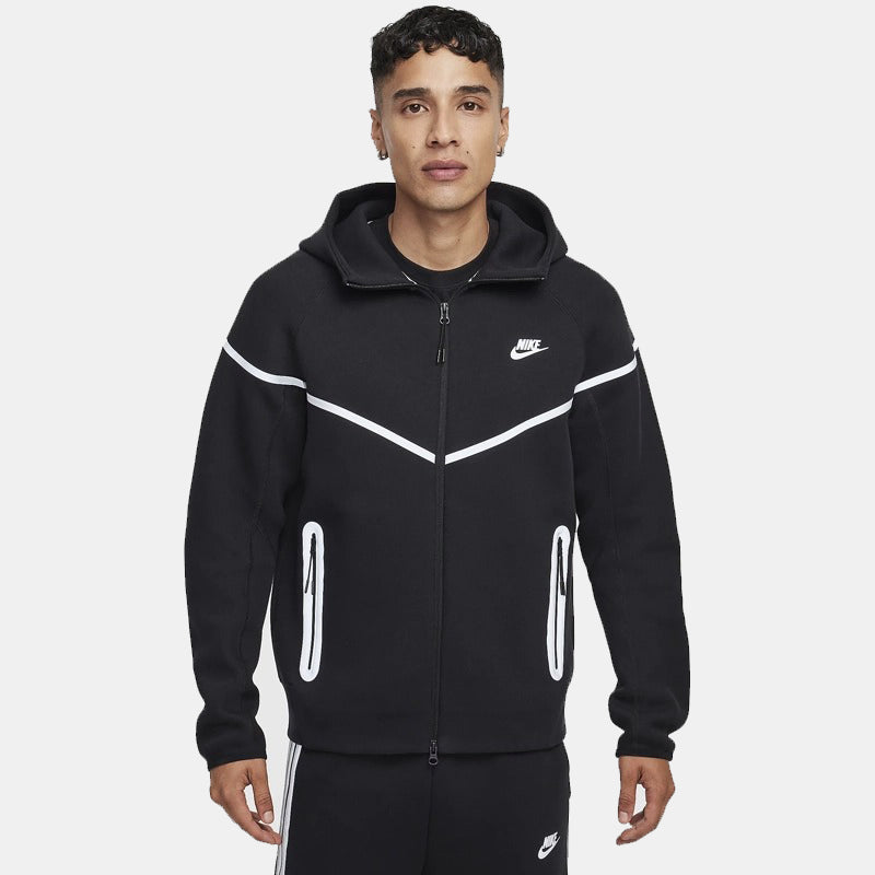Nike Tech Windrunner Reflective Jacket Jacket unisex detail view 2 | Dash Racegear — Men’s Nike Tech Windrunner reflective jacket, featuring zip-up front and durable fabric for comfort.
