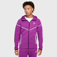 Nike Tech Windrunner Pink Reflective Jacket Jacket unisex front product view | Dash Racegear — Nike Tech Windrunner Pink Reflective Jacket for Active Wear