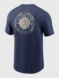 Nike 2026 All-Star Game MLB Two-Hit Batter T-Shirt Shirt unisex detail view 2 | Dash Racegear — 2026 Nike MLB All Star Game Two Hit Batter Navy T Shirt designed for unisex fans with game day enthusiasms