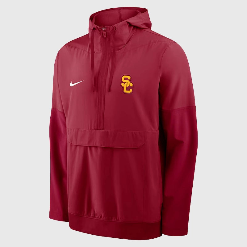 USC Trojans Nike Anorak Half-Zip Jacket Jacket unisex detail view 2 | Dash Racegear — Gear Up with USC Trojans Nike Anorak Jacket