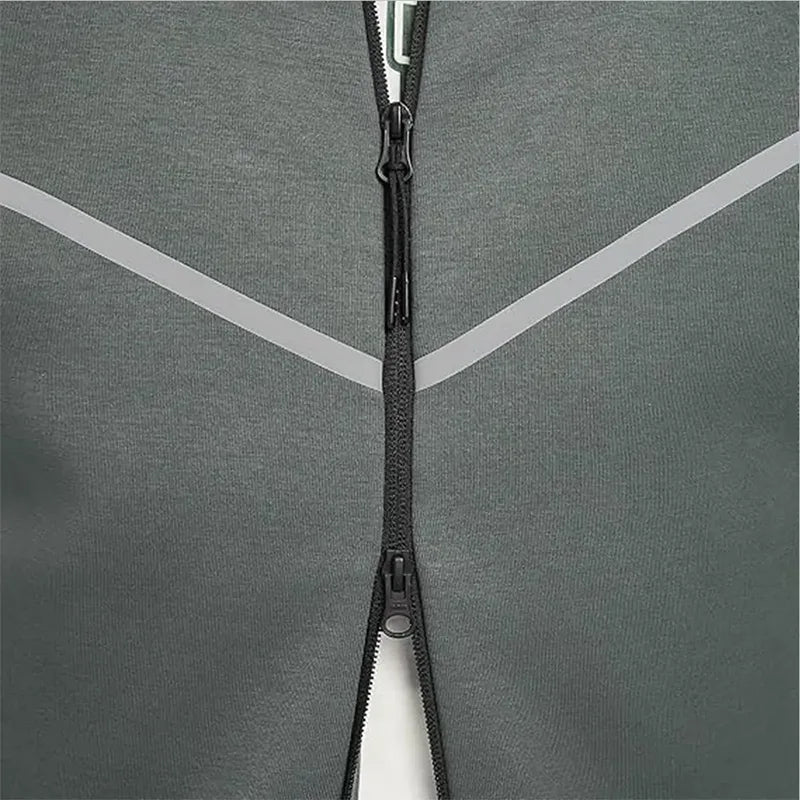 Nike Tech Windrunner Reflective Green Jacket Jacket unisex detail view 3 | Dash Racegear — Tech Power – Nike Windrunner in Reflective Green