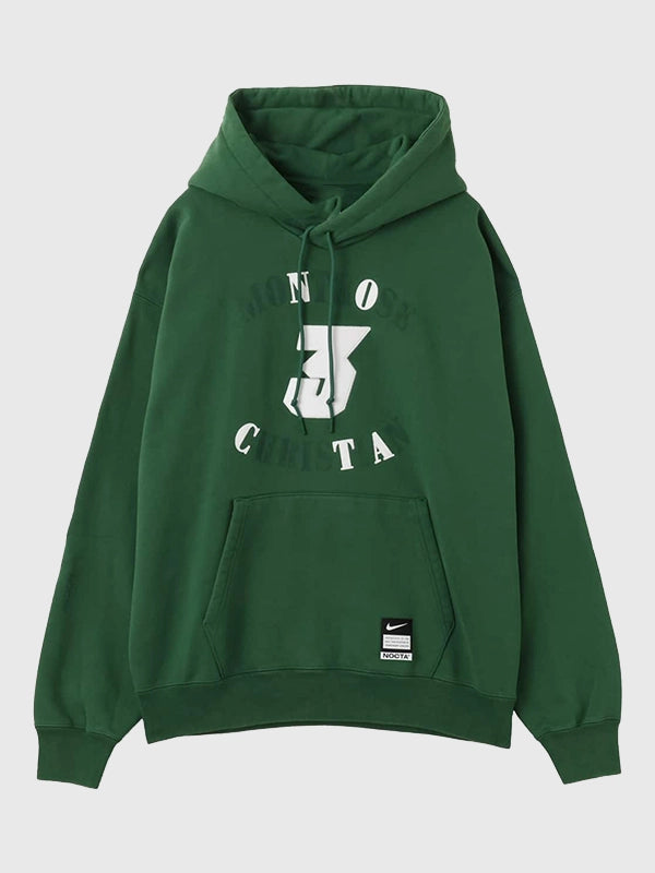 Nike x Drake NOCTA Kevin Durant Hoodie Hoodie unisex front product view | Dash Racegear — Kevin Durant 2026 Nike x Drake NOCTA Green Pullover Fleece Hoodie featuring premium comfort and modern streetwear-inspired everyday style.