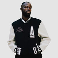 Ma Maniére x NIKE Destroyer Varsity Jacket Varsity Jacket unisex detail view 3 | Dash Racegear — Varsity-style Nike jacket – A Ma Maniére brings a refined touch