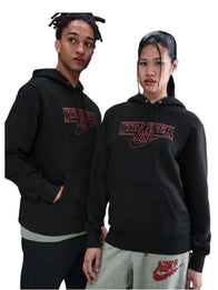 Nike x Stranger Things Hoodie Hoodie unisex detail view 7 | Dash Racegear — Nike Stranger Things special-edition pullover hoodie in black, cozy fleece layer perfect for streetwear, fandom, and cold-weather outfits.