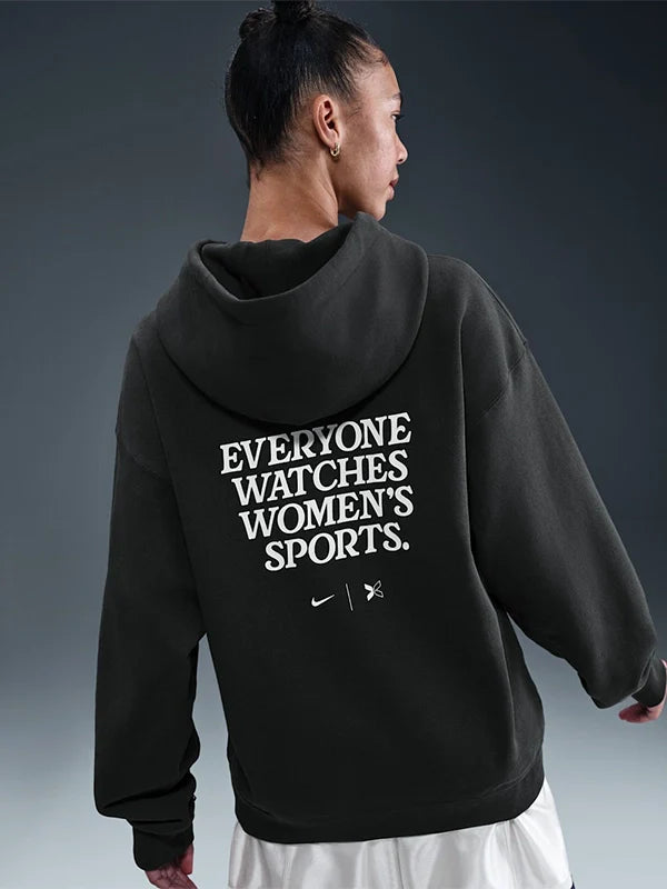 TOGETHXR x Nike Everyone Watches Women’s Sports Hoodie Hoodie unisex detail view 6 | Dash Racegear — Nike Everyone Watches Women’s Sports Hoodie, soft and warm, designed for comfort on and off the court.
