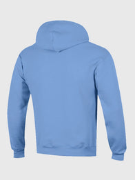 North Carolina Hoodie Hoodie unisex detail view 3 | Dash Racegear — Men’s North Carolina Pullover Hoodie, Champion brand, lightweight fleece and classic Tar Heels design.