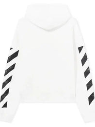 L/AB Core Diagonal Zip Hoodie Hoodie unisex detail view 4 | Dash Racegear — Streetwear-inspired zip-up hoodie featuring OFF-WHITE L/AB Core branding and a sleek casual aesthetic.