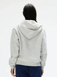 Parke OG Varsity Hoodie Hoodie unisex detail view 3 | Dash Racegear — 2026 Parke grey zip-up fleece hoodie, OG Varsity design for relaxed sporty streetwear looks.