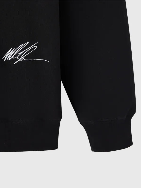 OVO Tyson Tattoo OG Hoodie Hoodie unisex detail view 4 | Dash Racegear — OVO 2026 Tyson Tattoo OG black hoodie, soft fleece pullover with relaxed fit for everyday comfort.