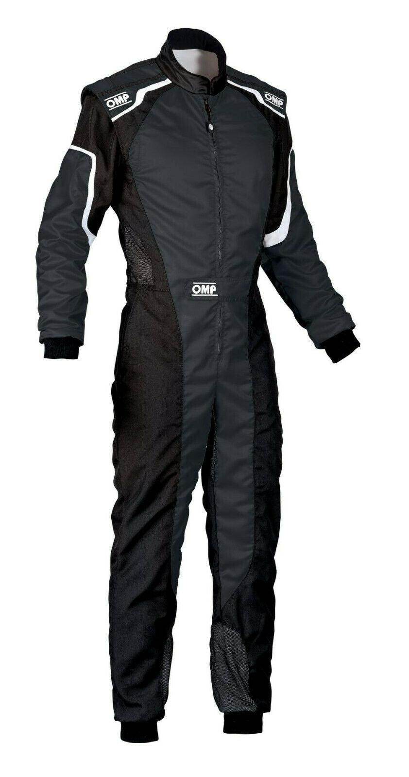 OMP KS - 3 Suit Black Go Karting Racing Overall CIK 3 Layers 2019