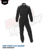 OMP SPORT FIREPROOF RACING SUIT 2020 NEW ! - XXLarge / Euro 62 - BLACK - Black