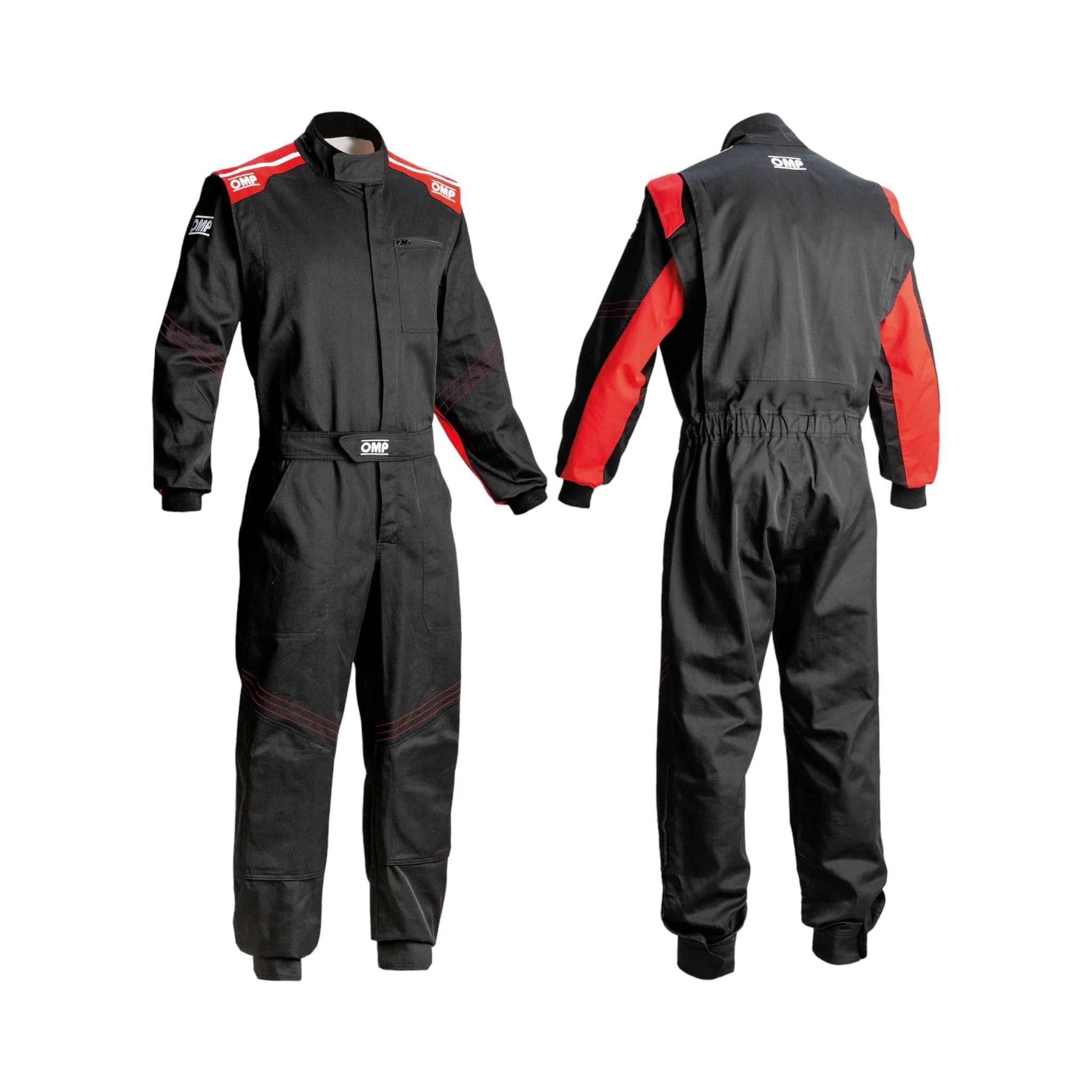 OMP Blast Evo Mechanic Overalls - 4X - Large / Euro 66 - Red