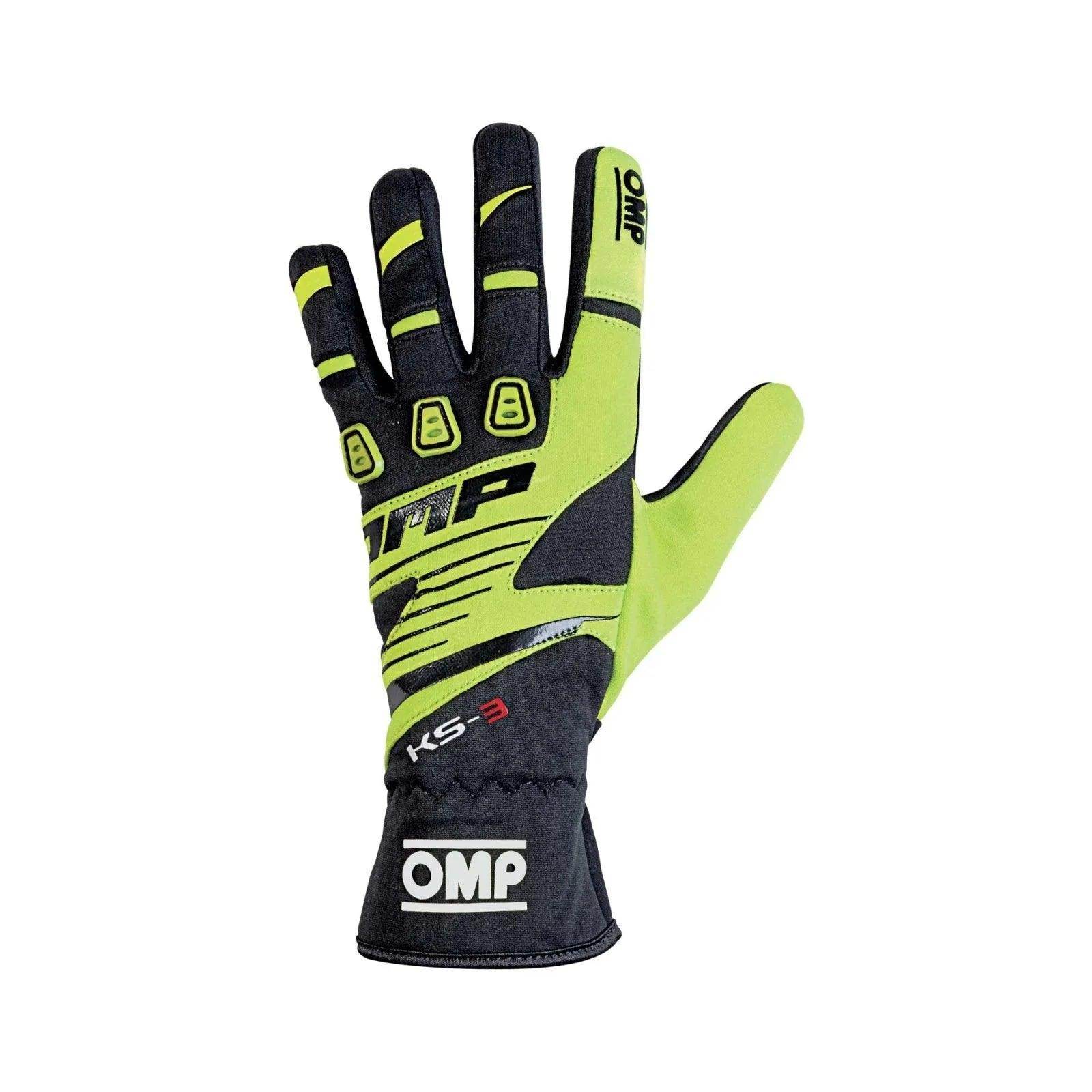OMP KS - 3 Kart Gloves - Adult Sizes