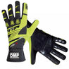 OMP KS - 3 Kids Karting Gloves - Black / Fluro Yellow - XX - Large