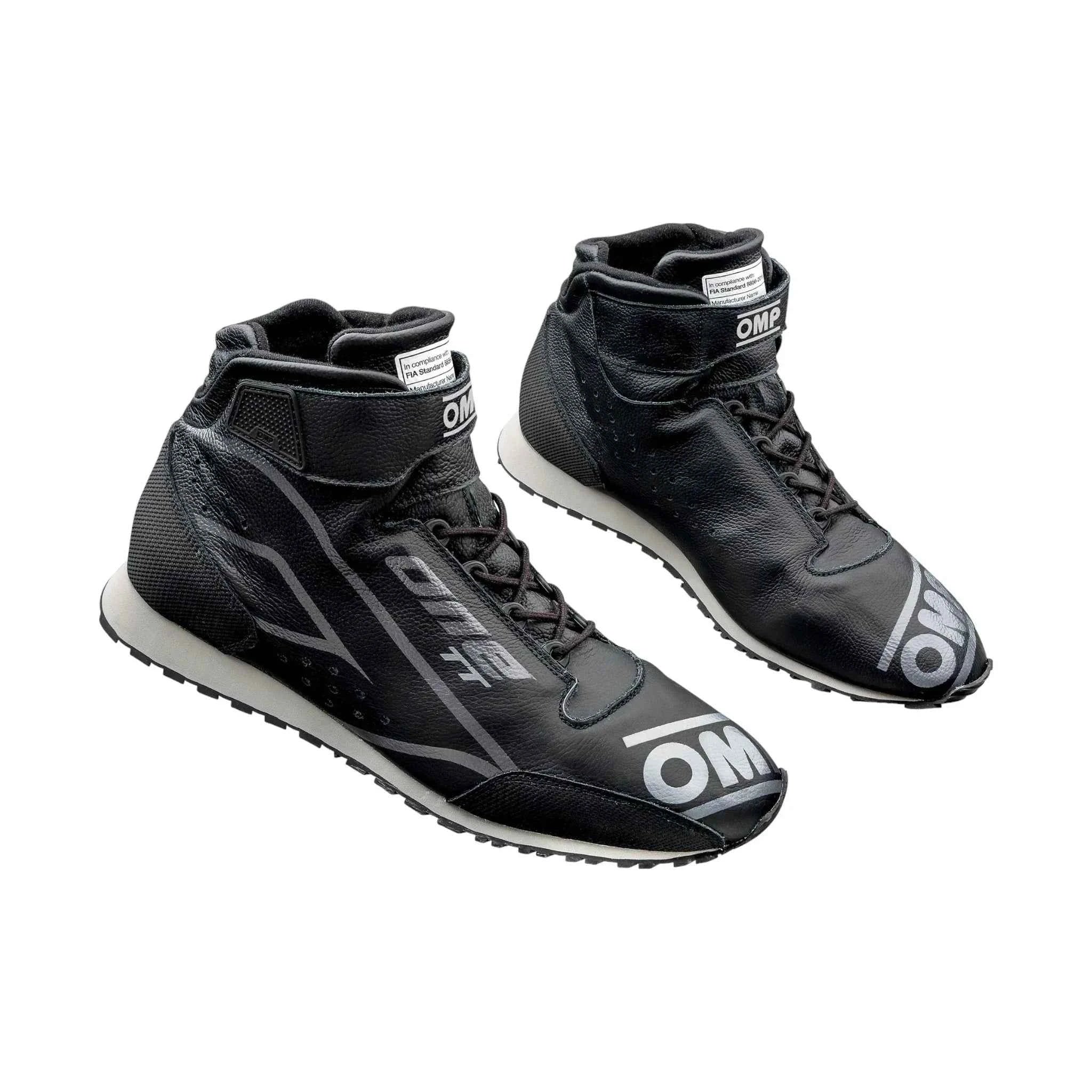 OMP One TT Mechanics / Co - Driver Boots - 8 US / 40 EURO