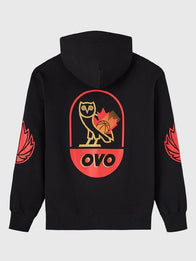OVO Canada Basketball Hoodie Hoodie unisex detail view 4 | Dash Racegear — Canada Basketball October’s Very Own 2026 Black Fleece Hoodie surrounds casual wardrobes with dependable seasonal warmth