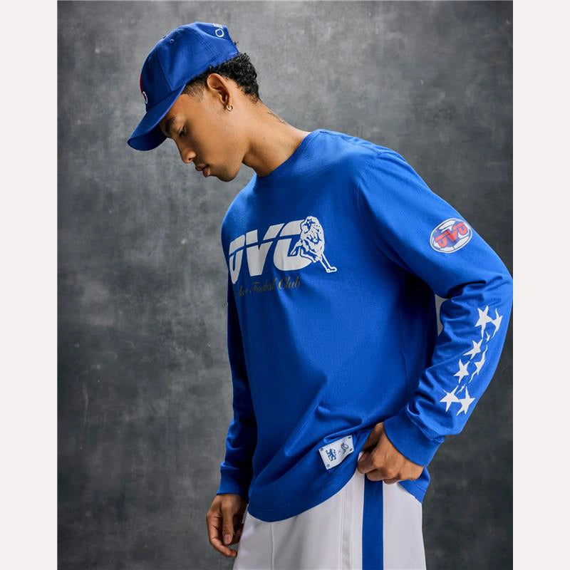 OVO x Chelsea FC Long-Sleeve T-Shirt Shirt unisex detail view 4 | Dash Racegear — Streetwear-ready OVO x Chelsea FC long-sleeve in a sleek cut