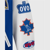 OVO x Chelsea FC Varsity Jacket Varsity Jacket unisex detail view 11 | Dash Racegear — Drake’s OVO varsity collab with Chelsea FC – premium wool jacket