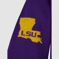 OVO LSU Tigers Varsity Jacket Varsity Jacket unisex detail view 4 | Dash Racegear — LSU Varsity Jacket by OVO – Sleek Design, Ultimate Comfort