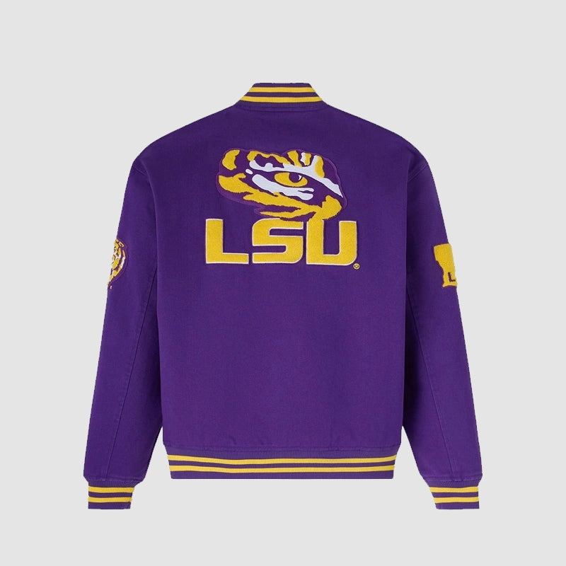 OVO LSU Tigers Varsity Jacket Varsity Jacket unisex detail view 2 | Dash Racegear — LSU Tigers x October’s Very Own Varsity Jacket
