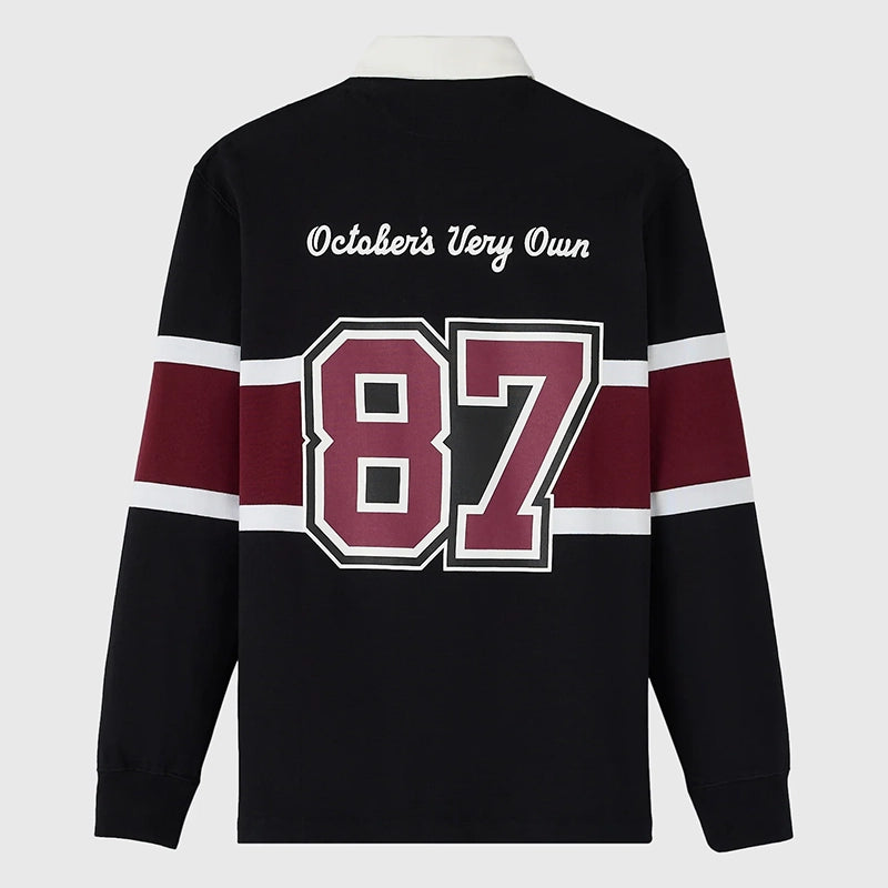OVO McMaster University Rugby Polo Shirt Shirt unisex detail view 2 | Dash Racegear — University Collab OVO McMaster Rugby Polo Shirt – Exclusive Look