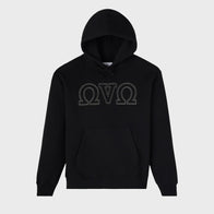 OVO Omega Contrast Stitch Hoodie Hoodie unisex front product view | Dash Racegear — Shop OVO Omega Contrast Stitch Hoodie – Limited Stock