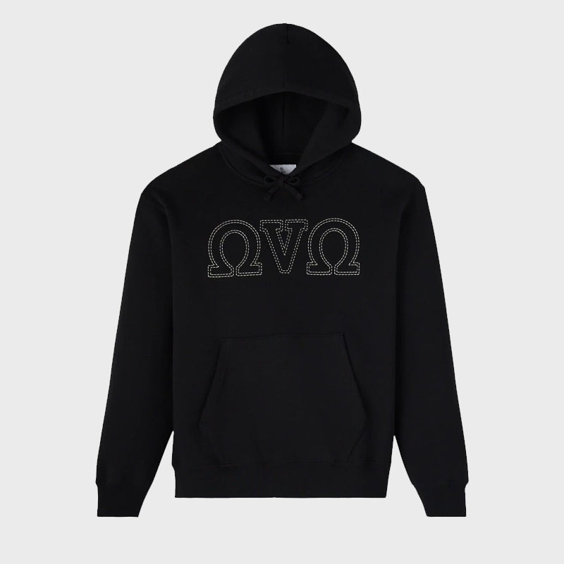OVO Omega Contrast Stitch Hoodie Hoodie unisex front product view | Dash Racegear — Shop OVO Omega Contrast Stitch Hoodie – Limited Stock