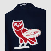 OVO Red Bull Racing Varsity Jacket Varsity Jacket unisex detail view 7 | Dash Racegear — Limited edition varsity jacket from OVO and Red Bull Racing