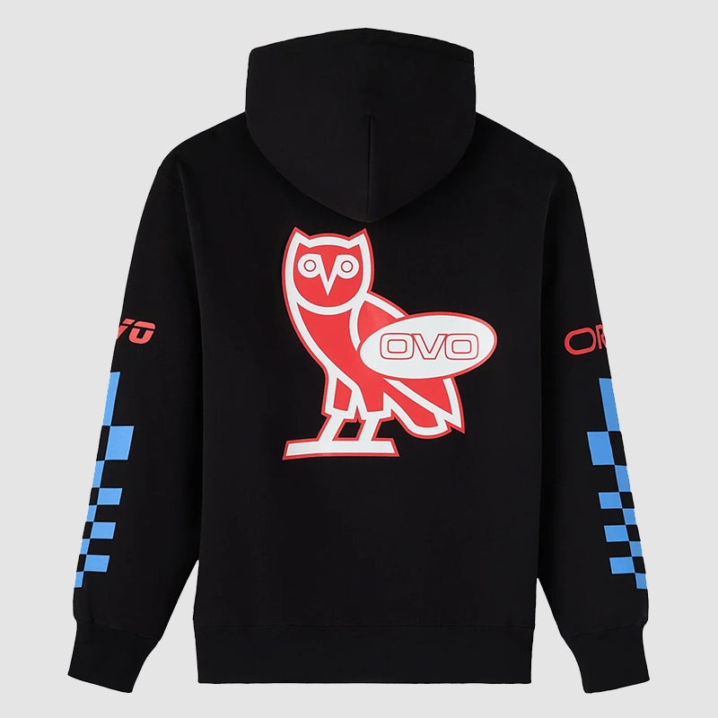 OVO Red Bull Racing Finish Line Hoodie Hoodie unisex detail view 2 | Dash Racegear — Limited edition OVO hoodie celebrating Red Bull Racing