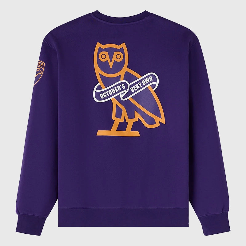 OVO Wilfrid Laurier University Crewneck Sweatshirt Sweatshirt unisex detail view 2 | Dash Racegear — Campus Style OVO Laurier University Crewneck Sweatshirt