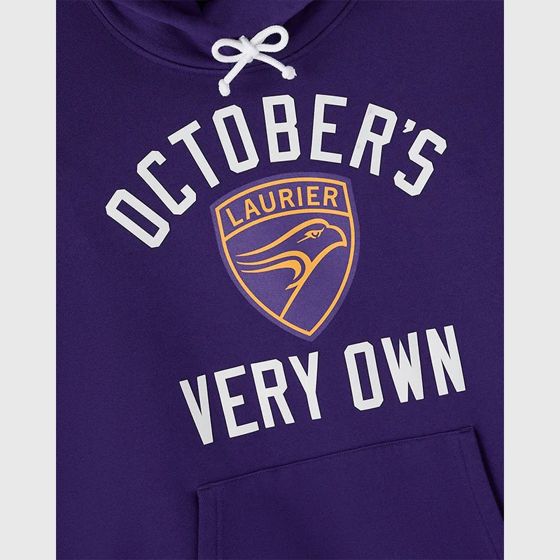 OVO Wilfrid Laurier University Hoodie Hoodie unisex detail view 3 | Dash Racegear — Signature OVO x Wilfrid Laurier Hoodie Release