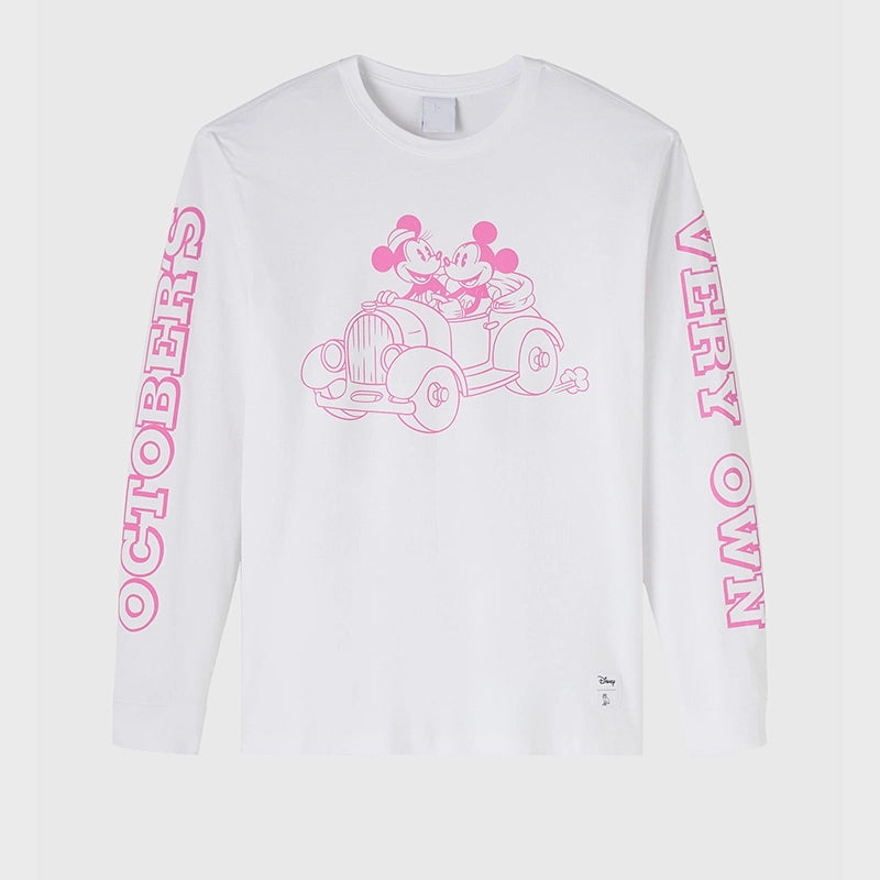 OVO x Disney Valentine’s Long Sleeve T-Shirt Shirt unisex detail view 3 | Dash Racegear — Limited Edition OVO x Disney Valentine's Long Sleeve Shirt