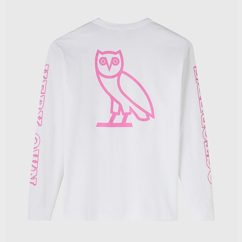 OVO x Disney Valentine’s Long Sleeve T-Shirt Shirt unisex detail view 4 | Dash Racegear — OVO Disney Valentine's Tee – Premium Long Sleeve Fit