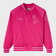 OVO x Disney Valentine’s Satin Jacket Jacket unisex front product view | Dash Racegear — OVO x Disney Valentine’s Satin Jacket – Limited Edition