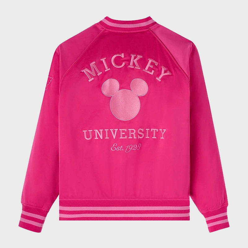 OVO x Disney Valentine’s Satin Jacket Jacket unisex detail view 2 | Dash Racegear — Valentine’s Satin Jacket – OVO x Disney Collaboration