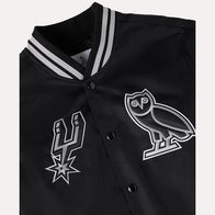 OVO x Spurs Nylon Jacket Jacket unisex detail view 3 | Dash Racegear — NBA x OVO Spurs Jacket – Standout Streetwear