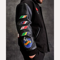 OVO x UFC Championship Varsity Jacket Varsity Jacket unisex detail view 4 | Dash Racegear — OVO Sportswear – UFC Championship Varsity Look