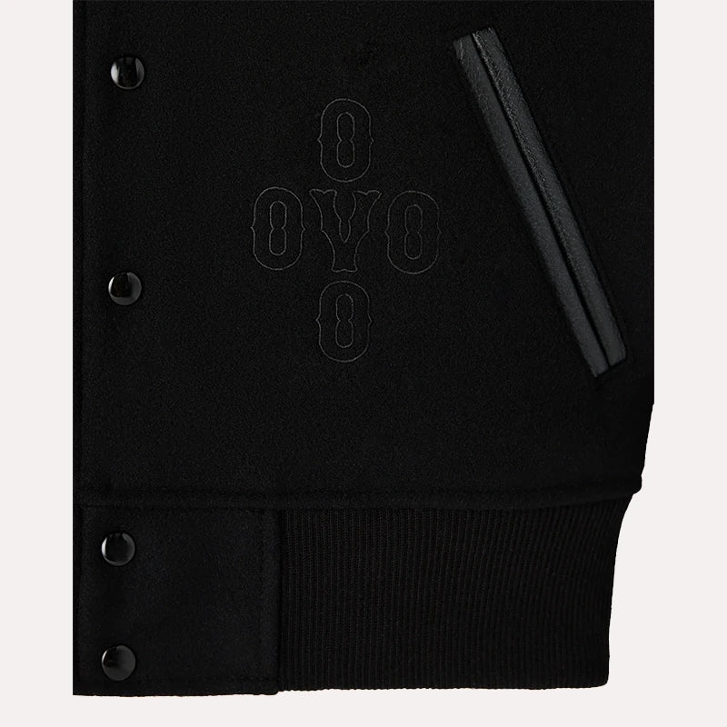 OVO x UFC Championship Varsity Jacket Varsity Jacket unisex detail view 8 | Dash Racegear — Crossover Streetwear – OVO x UFC Varsity Champion Jacket