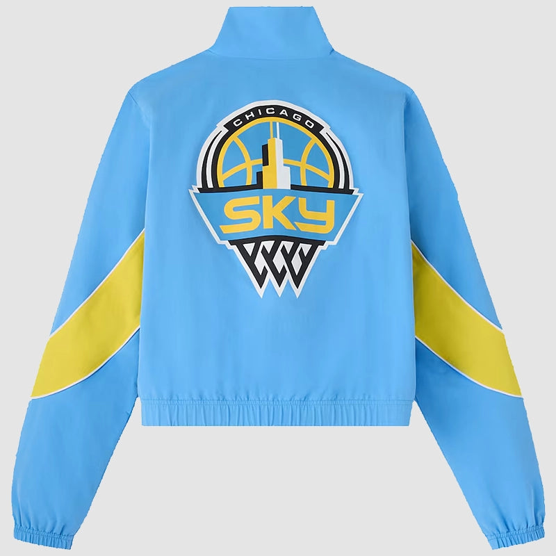 OVO x Wnba Chicago Sky Track Jacket Jacket unisex detail view 3 | Dash Racegear — Sky-Inspired Track Jacket from OVO x WNBA Drop