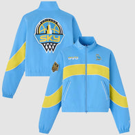 OVO x Wnba Chicago Sky Track Jacket Jacket unisex front product view | Dash Racegear — OVO x WNBA Sky Track Jacket – Chicago Style Statement
