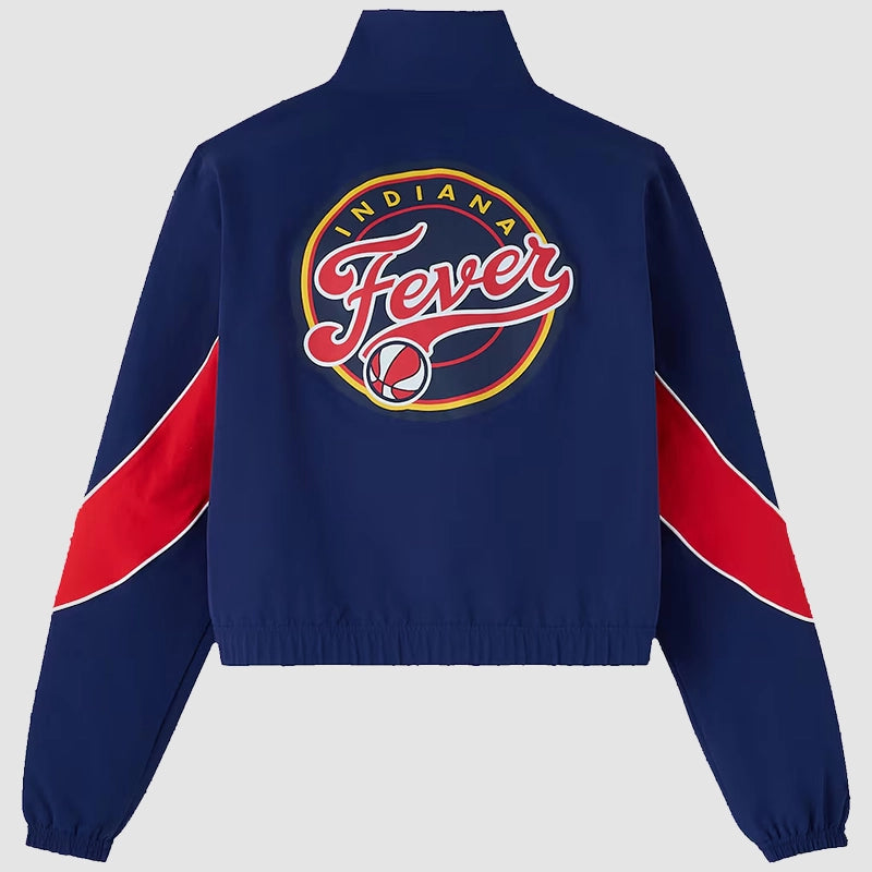 OVO x Wnba Indiana Fever Track Jacket Jacket unisex detail view 2 | Dash Racegear — OVO x WNBA Rocking Fever Jacket – Streetwear Meets Hoops