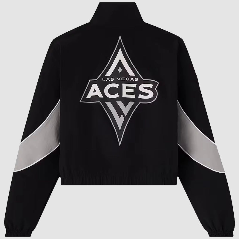 OVO x Wnba Las Vegas Aces Track Jacket Jacket unisex detail view 3 | Dash Racegear — OVO WNBA Aces Jacket – Sleek and Sporty Track Style