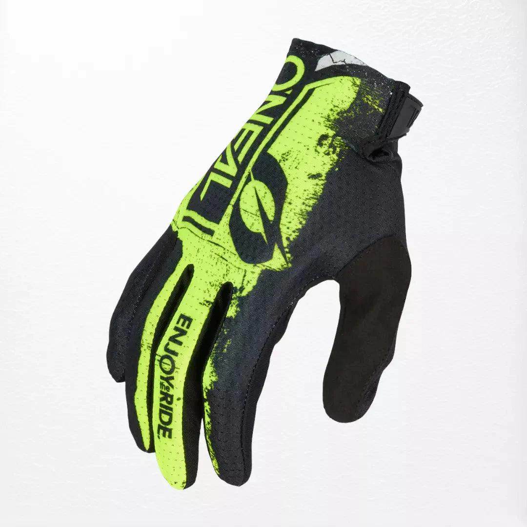 O'Neal MATRIX SHOCKER V.23 MX Gloves Black-Neon Yellow - XX-Large | DASH RACEGEAR